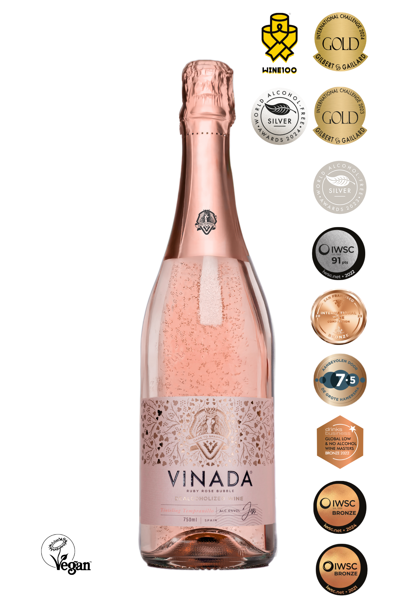 VINADA Tinteling Tempranillo Rosé (0%)