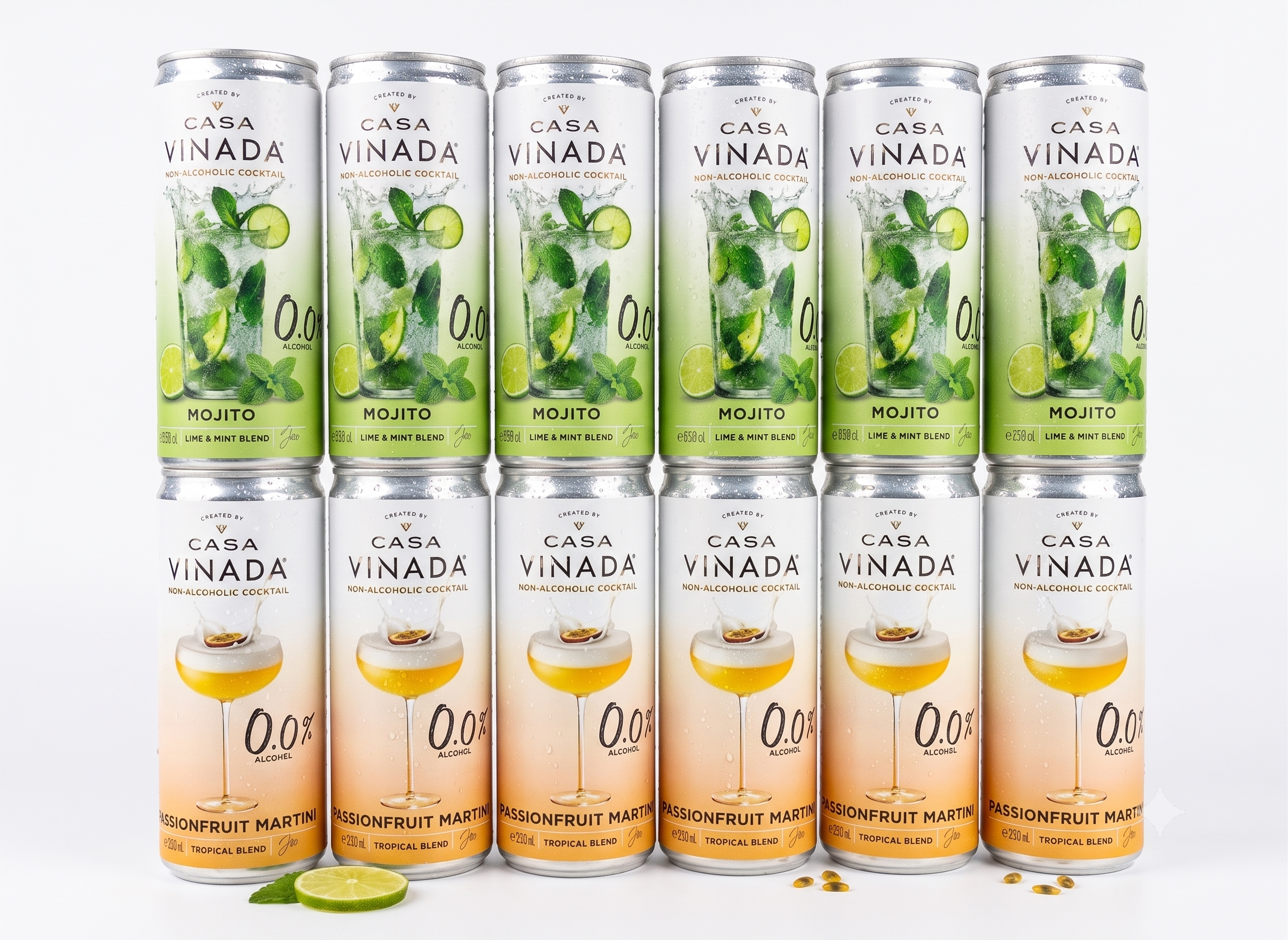 VINADA Party Pack – De Ultieme Alcoholvrije Cocktail Mix (12-pack)